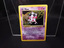 MR. MIME 6/64 JUNGLE UNLIMITED HOLO RARE WotC 1999 VINTAGE POKEMON TCG - Image 1