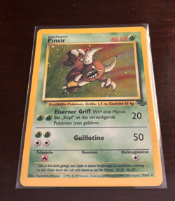 Pokemon TCG Pinsir Jungle 9/64 Holo Unlimited Holo Rare GERMAN LANGUAGE LP - Image 1