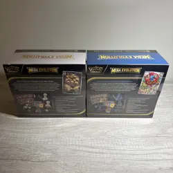 Pokemon Center Elite Trainer Box ETB Mega Evolution Lot Set of 2 New Sealed - Image 3