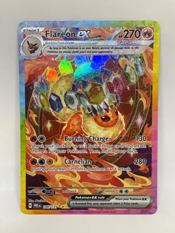 Flareon ex Special Illustration Rare Pokemon TCG Prismatic Evolutions 146/131 - Image 1