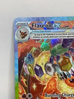 Flareon ex Special Illustration Rare Pokemon TCG Prismatic Evolutions 146/131 - Image 2