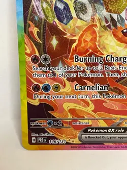 Flareon ex Special Illustration Rare Pokemon TCG Prismatic Evolutions 146/131 - Image 5