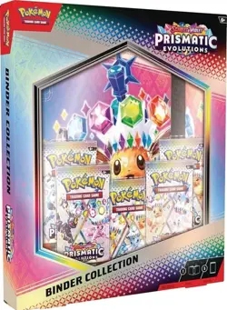 Pokemon TCG Prismatic Evolutions Binder Collection Box Factory Sealed - Image 1