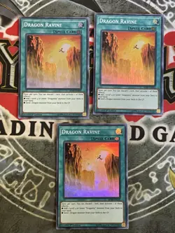 Yugioh 3x Dragon Ravine MYFI-EN056 Super Rare 1st Ed NM - Image 1