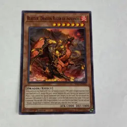 yugioh Blaster, Dragon Ruler Of Infernos SR14-EN008 Fire Kings Structure Deck - Image 1