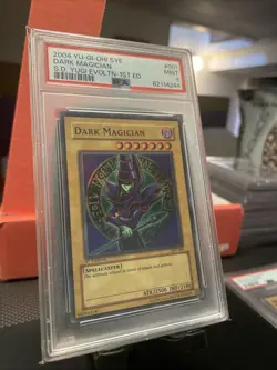 Yu-Gi-Oh Yugi Evolution SD 2004 1st Edition Dark Magician #SYE-001 PSA 9 - Image 1