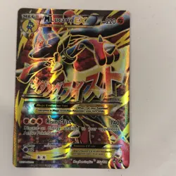 Mega M Lucario Ex 55a/111 Furious Fists Ultra Rare Full Art Holo Pokemon Card (4 - Image 1