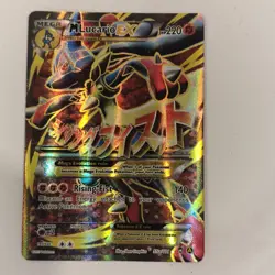 Mega M Lucario Ex 55a/111 Furious Fists Ultra Rare Full Art Holo Pokemon Card (4 - Image 2