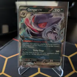 Pokemon TCG Gengar ex 104/162 Double Rare Card TEF NM - Image 1
