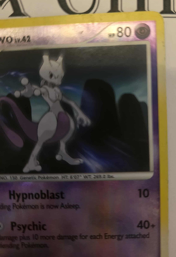 Mewtwo 11/146 Holo Pokemon Card 2008 - Image 3