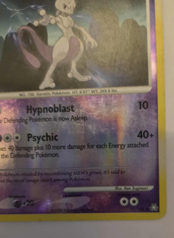 Mewtwo 11/146 Holo Pokemon Card 2008 - Image 4