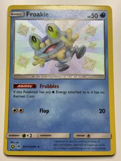 Froakie SV11/SV94 Shiny Vault Holo - Hidden Fates Pokemon Card - Near Mint - Image 1