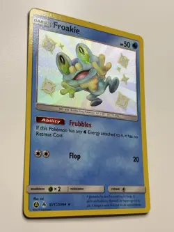 Froakie SV11/SV94 Shiny Vault Holo - Hidden Fates Pokemon Card - Near Mint - Image 2