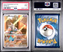 Mimikyu 075 Sv: Scarlet & Violet Promo Cards Holo PSA 9 Mint - Image 1