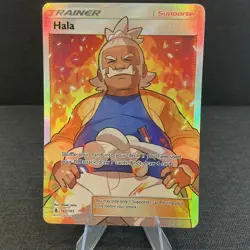 Hala 143/145 Guardians Rising Full Art Ultra Rare Holo Pokemon TCG Card - Image 1