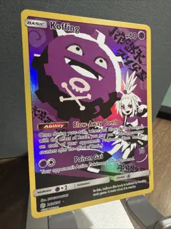 Pokemon TCG Koffing Holo Secret Rare Card Sun & Moon Cosmic Eclipse 243/236 - Image 2