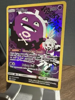 Pokemon TCG Koffing Holo Secret Rare Card Sun & Moon Cosmic Eclipse 243/236 - Image 3