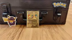 Gold Charizard - 1st Edition Shadowless - Base Set 1999 - 4/102 - Artcard - Image 5
