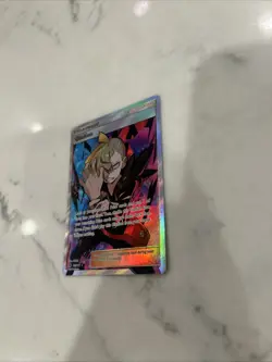 Pokemon TCG Gladion 109/111 Crimson Invasion Holo Full Art Ultra Rare Card - Image 3