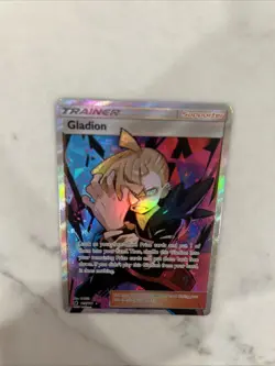 Pokemon TCG Gladion 109/111 Crimson Invasion Holo Full Art Ultra Rare Card - Image 5