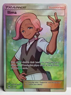 ILIMA 146/149 Sun & Moon Base - Full Art Pokemon Card - NM - US Seller - Image 1