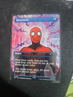 MTG Brainstorm (7019) *Non-Foil* Secret Lair: Spider-Man Bonus Card MT/NM - Image 1