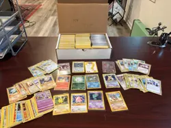 Vintage Pokemon Card Collection- One Big Lot 925 Cards - Image 1