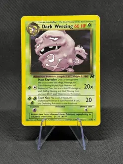Dark Weezing 31/82 - Pokemon Team Rocket Unlimited Rare Card WOTC DMG - Image 1