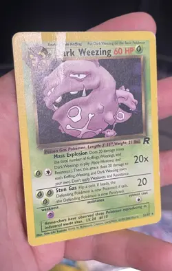 Dark Weezing 31/82 - Pokemon Team Rocket Unlimited Rare Card WOTC DMG - Image 3