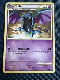 Golbat - 30/95 - Unleashed HGSS - Uncommon Pokemon card - Image 1