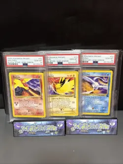 Pokemon Card Articuno 22 Zapdos 23 Moltres 21 WOTC AOKI ERROR PSA 10 SEQUENTIAL - Image 1