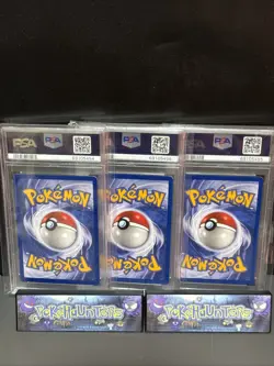 Pokemon Card Articuno 22 Zapdos 23 Moltres 21 WOTC AOKI ERROR PSA 10 SEQUENTIAL - Image 2