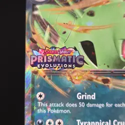 Pokemon TCG Card Tyranitar ex 064/131 Prismatic Evolutions Stamped Promo - NM - Image 3