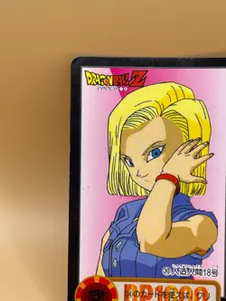 TCG ANDROID 18 Card 1991 Dragon Ball Z Japanese Made in Japan Bandai NO.30 - Image 3