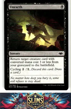 Magic the Gathering MTG Modern Horizons Unearth #113 Buy 2 Get 1 - Image 1