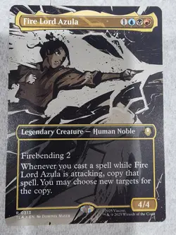 MTG: Fire Lord Azula (0313) (Borderless) Avatar: The Last Airbender Regular - Image 1