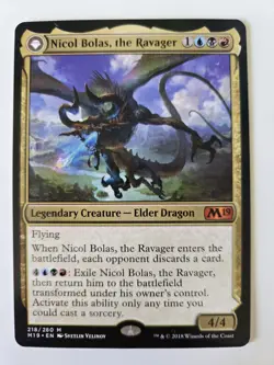 Nicol Bolas the Ravager / Nicol Bolas, the Arisen M19 NM ENG MTG - Image 1