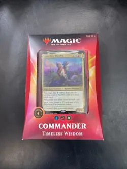 MTG Magic the Gathering Ikoria Timeless Wisdom Commander Deck NEW, SEALED - Image 1