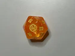 Spider-Man Gift Bundle - D20 - Magic: The Gathering Die Dice Spindown - ORANGE - Image 1