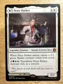 MTG Peter Parker Amazing Spider-Man Mythic M 0010 SPM Marvel's Spider-Man NM - Image 2