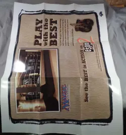 1999 Magic the Gathering ESPN World Championship Promo Poster SG-645 - Image 1