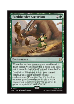 Magic the Gathering MTG TLA Earthbender Ascension 175 Regular Near Mint - Image 1