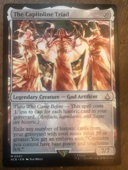 MTG The Capitoline Triad [Assassin's Creed] Near Mint? Free Shipping - Image 1