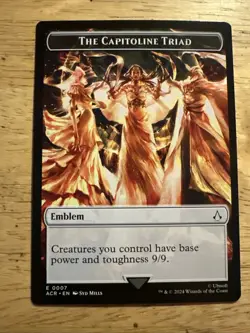 MTG {The Capitoline Triad Emblem} - Assassin's Creed #007 - Image 1