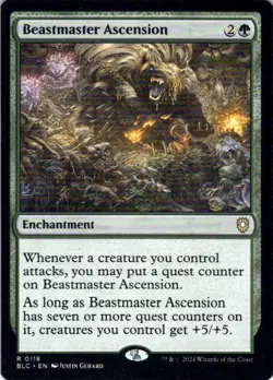 MTG Beastmaster Ascension (118) | NM | Commander: Bloomburrow {BLC} - Image 1