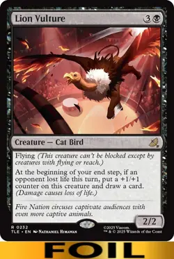 1x - Lion Vulture - FOIL #232 - Avatar: Eternal - NM MTG - Image 1