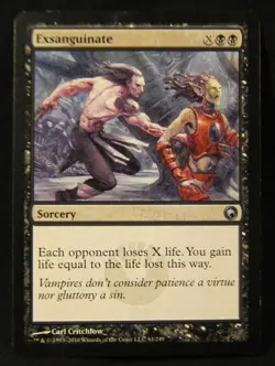 MTG EXSANGUINATE Black Sorcery Scars of Mirrodin - Image 1