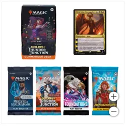 Magic The Gathering Outlaws Thunder Junction Deluxe Commander Kit - Most Wanted - Image 1