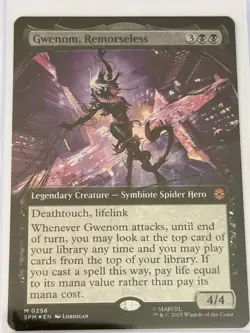 Gwenom, Remorseless Extended Art Marvel's Spider-Man Foil 256 - Image 1