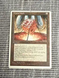 1995 Magic The Gathering Mana Vault Core Set Fourth Edition English - Image 1